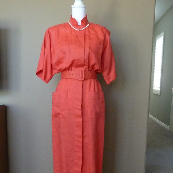 Albert Nipon Vintage 80's Dress EUC - Picture 2 of 14